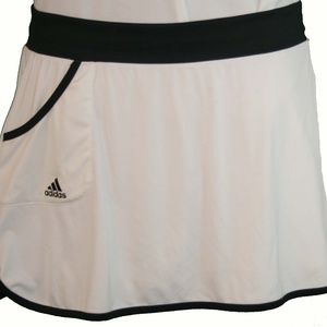 Adidas Response White Skort with Black Accents